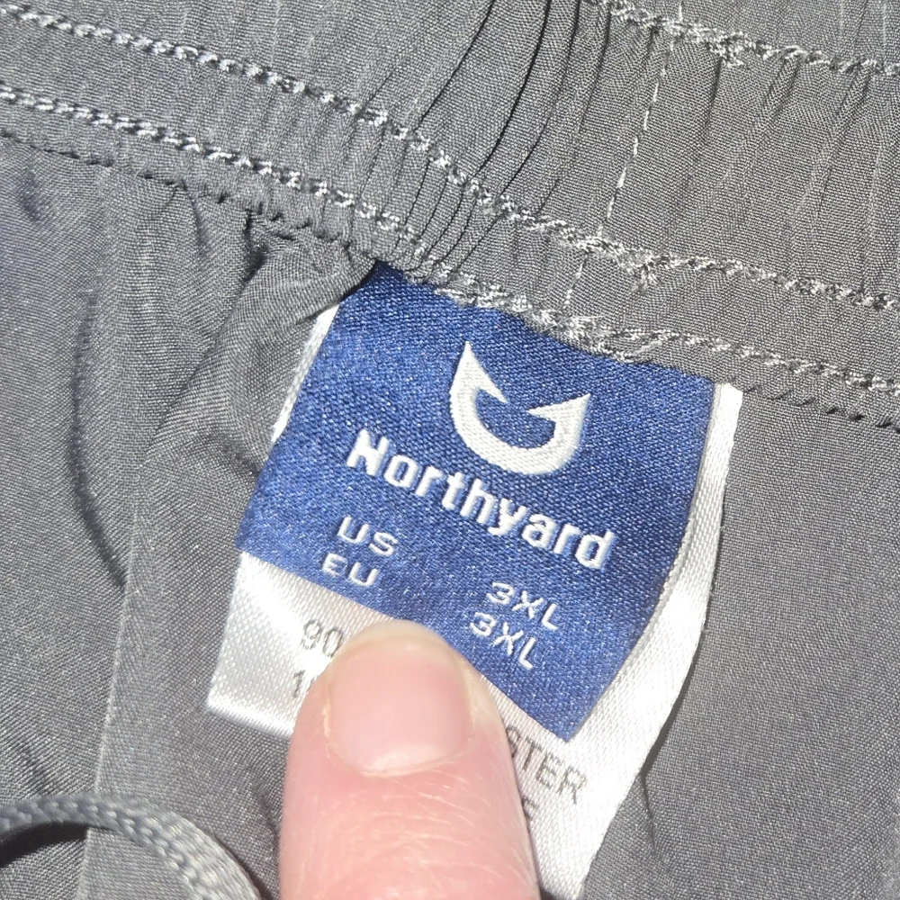 Gray Men's Northyard Swim Trunks, 3XL, Zip Pockets - Picture 3 of 11